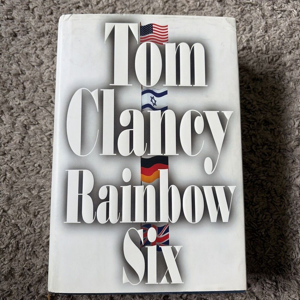 Vintage Rainbow Six by Tom Clancy - 1998 Hardcover w/ DJ 1st Edition
